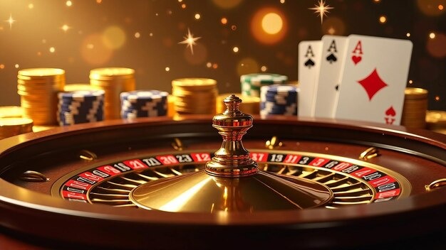 Live Mega Wheel dealer studio with spinning wheel and real-time stream on mobile phone